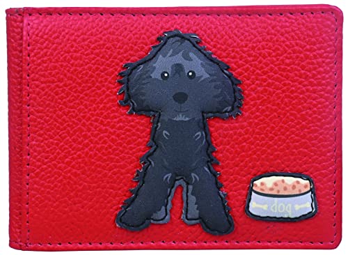 Porte-cartes cuir rouge Mala Leather Bertie idéal pour vos voyages
