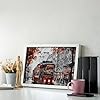Tram in The Rain Fashion Diamond Art Painting Kits for Adults Round Drill 5D DIY Craft for Home Decor Gift #3