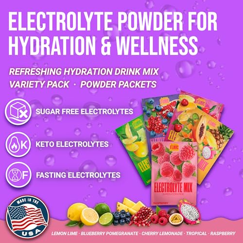 Image of Dr. Price's Vitamins Electrolytes Powder Packets, Variety Pack, 30 Pack | Sugar Free Hydration, Electrolyte Mix, Sodium, Potassium & 72+ Trace Minerals, Keto Friendly, Made in USA, Doctor-Formulated