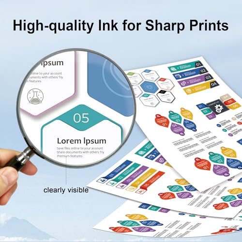 Uiprint 950XL 951XL Druckerpatronen für HP 950 951 XL Kompatibel für HP Officejet Pro 8100 8610 8600 8615 8620 8630 8640 8660 8625 251dw 276dw (2 Schwarz)