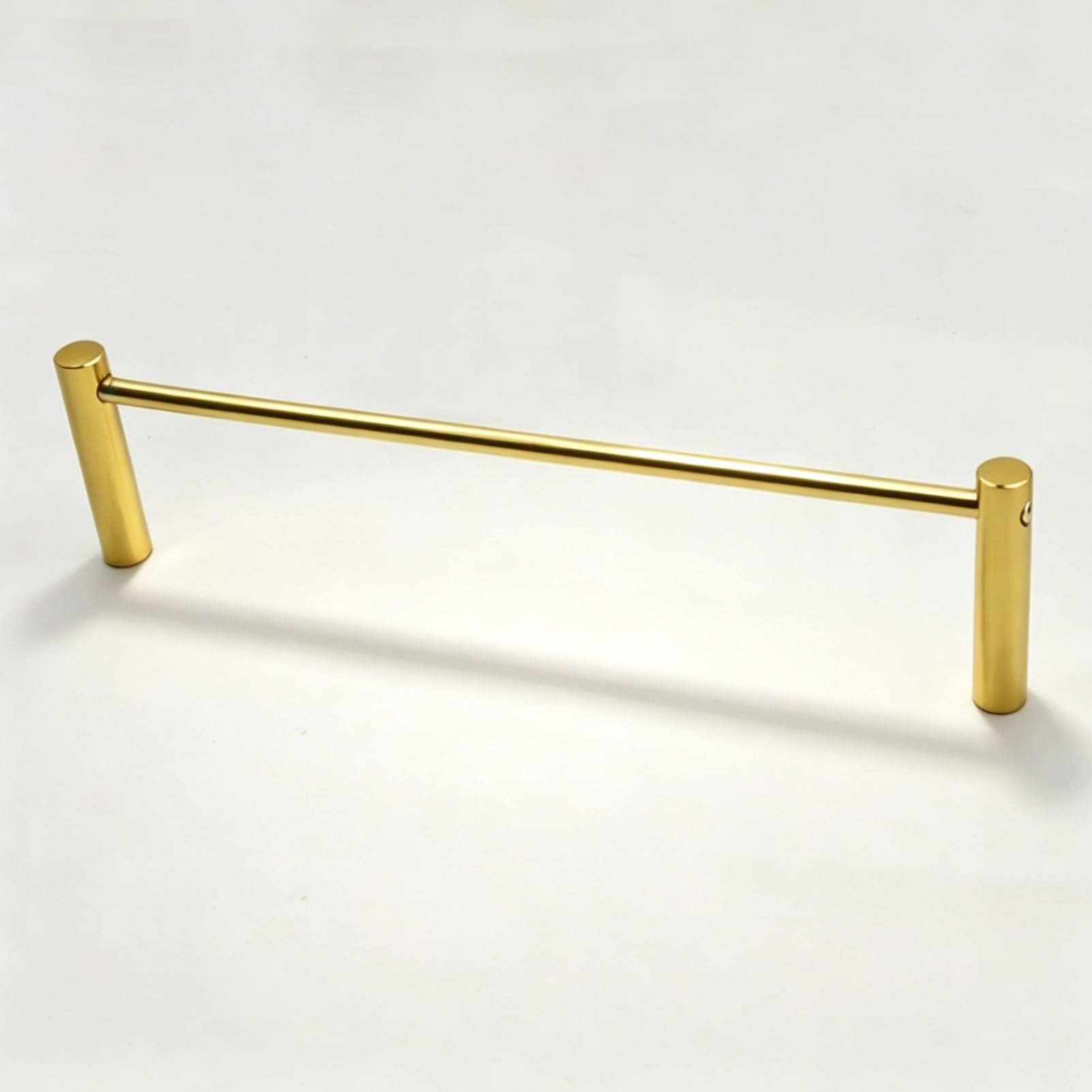 Zimgod Gold-A Gold Gallery Rail Set For Shelf, Metal Tipping Rail Bar With Spindles, Anti Fall Shelves Guardrail For Spice Shelf/Kitchen Storage, Custom Size(,52In/132Cm)