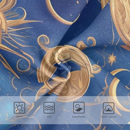 KLL Moon Sun Star Alchemy Magical Toddler Boys' Soft Boxer Briefs Cute Children Panties3