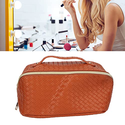 Bolsa de Armazenamento de Maquiagem, PU Bolsa de Maquiagem de Viagem Multifuncional de Grande Capaci