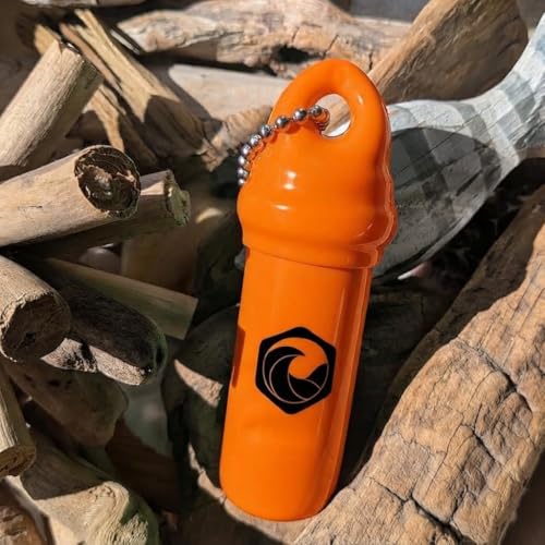 Image of Seahive Floating Keychain (2 pack) with Waterproof Safety Container Boat Key Float - Pontoon, Fishing Accessories key holder