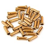 NoyoKere MTB Mountain Road Bike Bremsleitung Endkappe Kabel Teile Aluminium MTB Fahrrad Bike Innen Draht Linie Core Cap Abdeckung Gangschaltung Bremse/Shift Kabel Endkappen Gelb