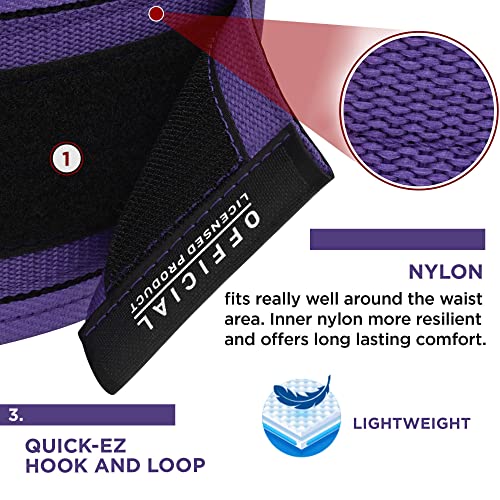 Rdx Women Weight Lifting Belt 4” Adjustable Back Lumbar Support Bodybuilding, Powerlifting Strength Training Core Exercise Fitness Workout Squats Deadlifts,Ladies Home Gym Equipment #TOP4