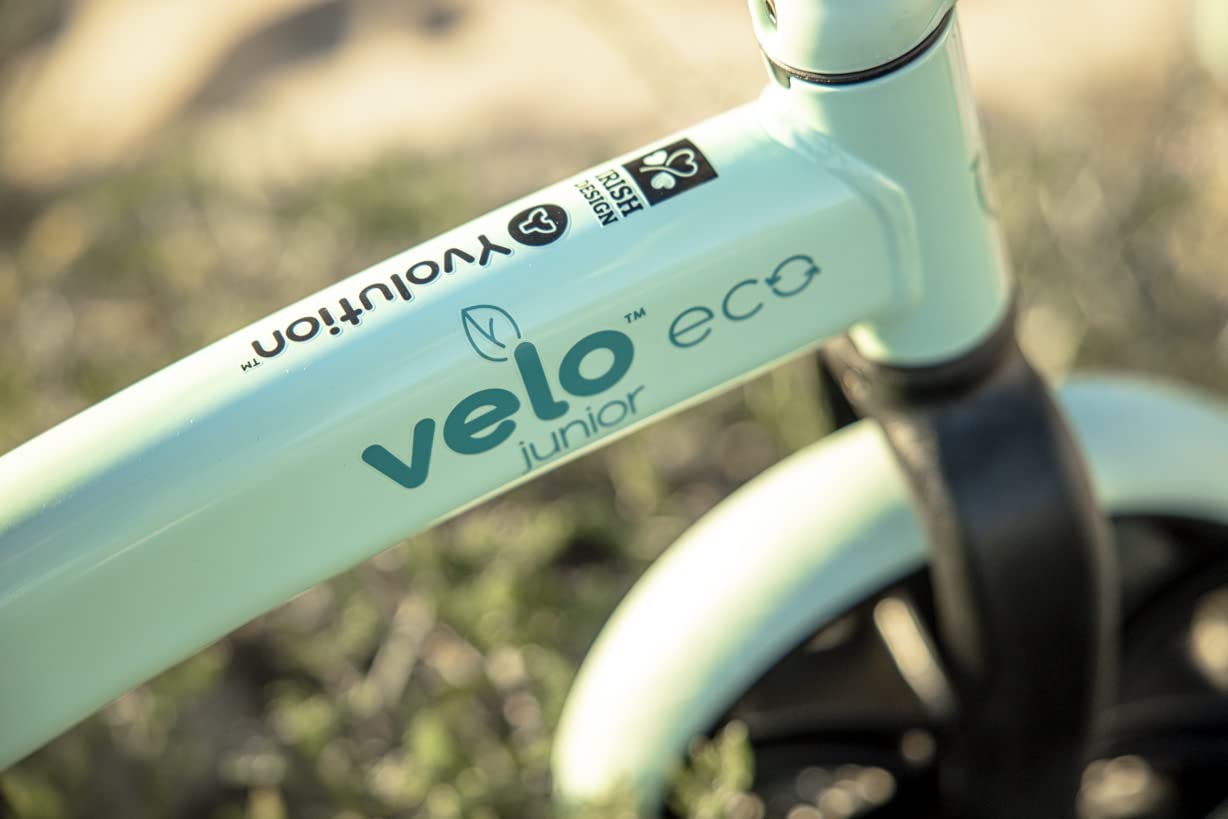 Yvolution Rowerek Velo Junior ECO Niebelski - ECO - Hergestellt aus Recycelten Angelnetzen - Ab 18 Monaten - Schwarz