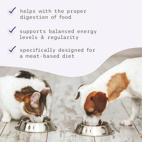 Image of Bark & Whiskers Digestive Enzymes - Supports Healthy Digestion in Dogs & Cats - Enzyme Powder for Meat-Based Diets - 150 Scoops - 2.60 oz.
