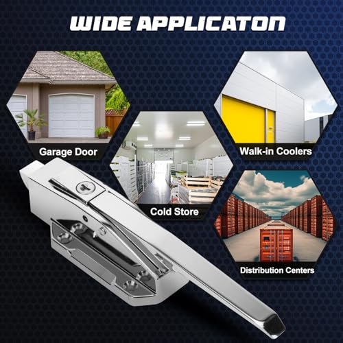 Axiqunel Walk in Cooler Freezer Door Handle Latch Kit Offset 1/5"-3/5" by Axiqunel - Used condition - Image 7