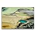 Produktbild CALVENDO Premium Textil-Leinwand 75 x 50 cm Quer-Format Gletschersee, Leinwanddruck von Kirsten Karius