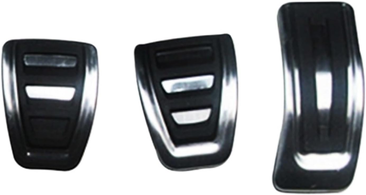 Compatible For Audi A4 B8 S4 RS4 A6 C7 Avant A7 A8 H4 A5 S5 RS5 8T Q3 Q5 SQ5 8R Car Accelerator Brake Pedal Rest Foot Pedal Mat Accessories(1PC)