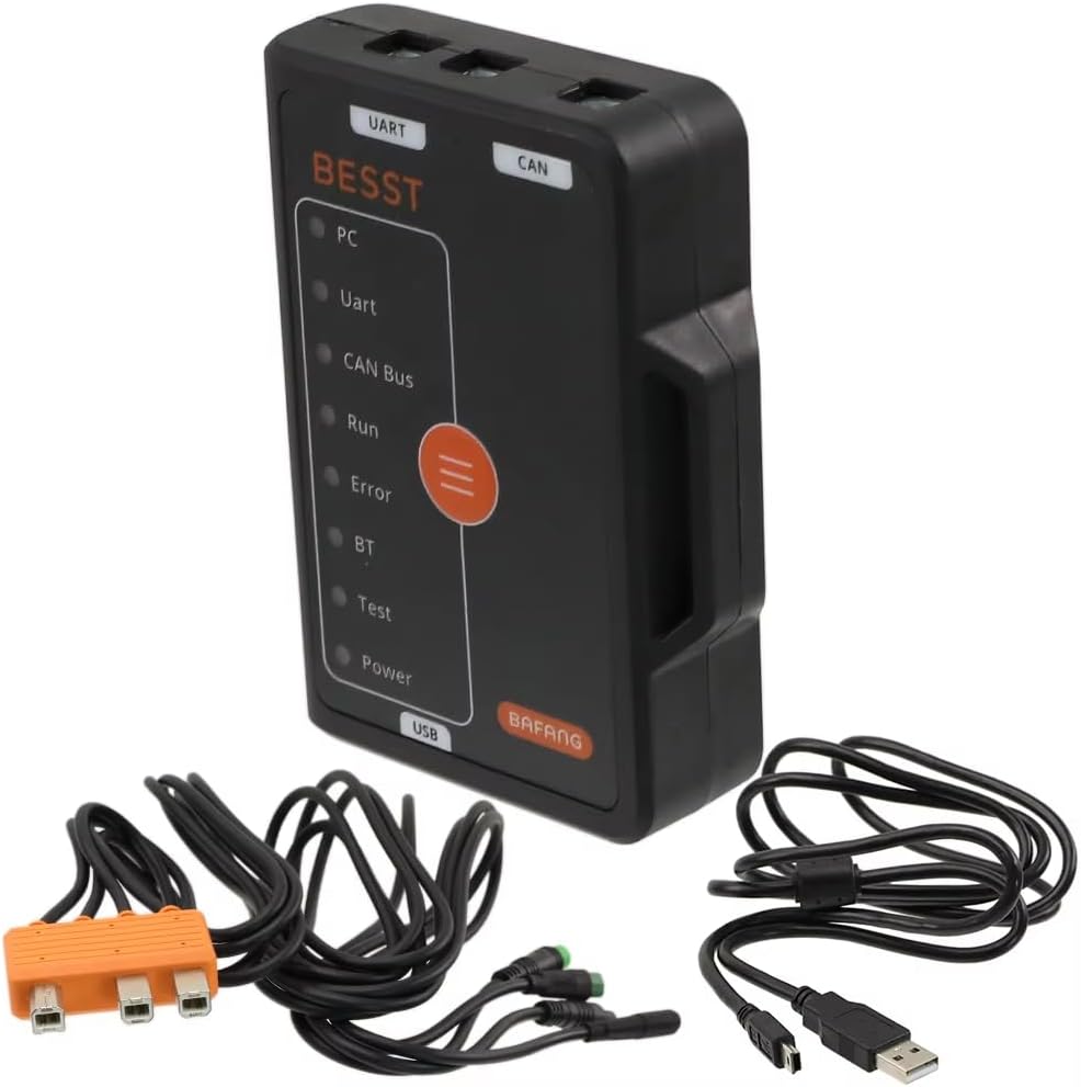 BAFANG BESST Motor Burner Downloader Motor Speed Limiter Tool Meter Update Program Writer Update UART CAN Firmware Program Update Cable for BAFNG Downloader E-Bike