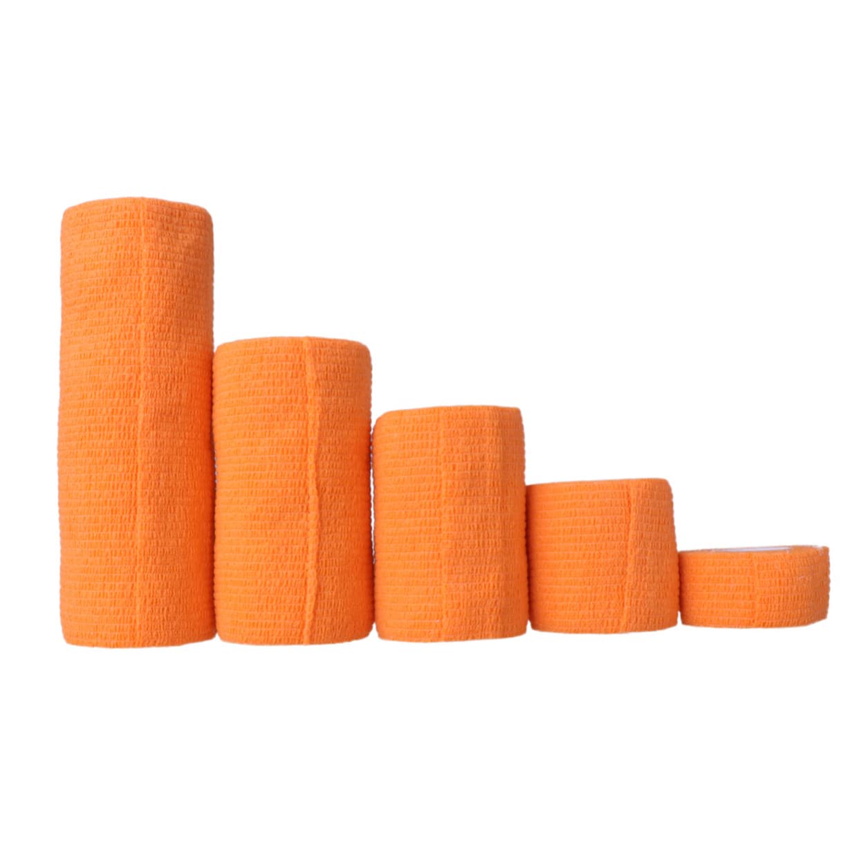 NAMOARLY Cohesive Sports Elastic First Aid Tape 5pcs Self-Adhesive Bandages 2.5cm*4.5m 5cm*4.5m 7.5cm*4.5m 10cm*4.5m 15cm*4.5m