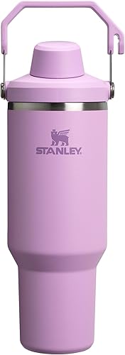 Miniatura 11 de Stanley IceFlow 2.0 - Vaso de flujo rápido con asa, 30 onzas, tapa de boquilla en ángulo, botella de agua a prueba de fugas, acero inoxidable