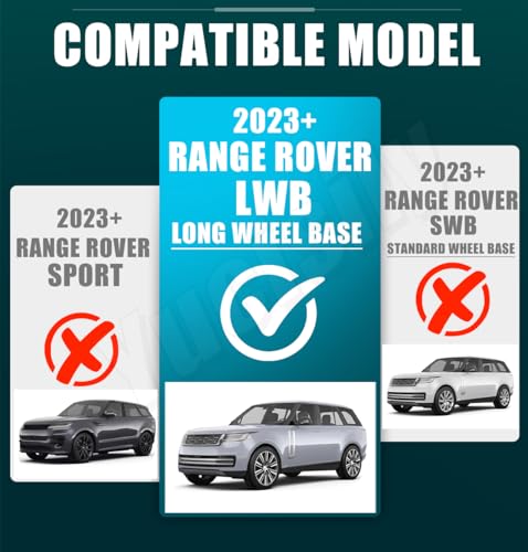 Juego de 2 estribos para Land Rover LR Range Rover LWB 2023-2025 miniatura 2