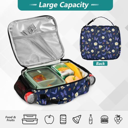 Lonchera térmica escolar infantil impermeable con correa para evitar pérdidas 7