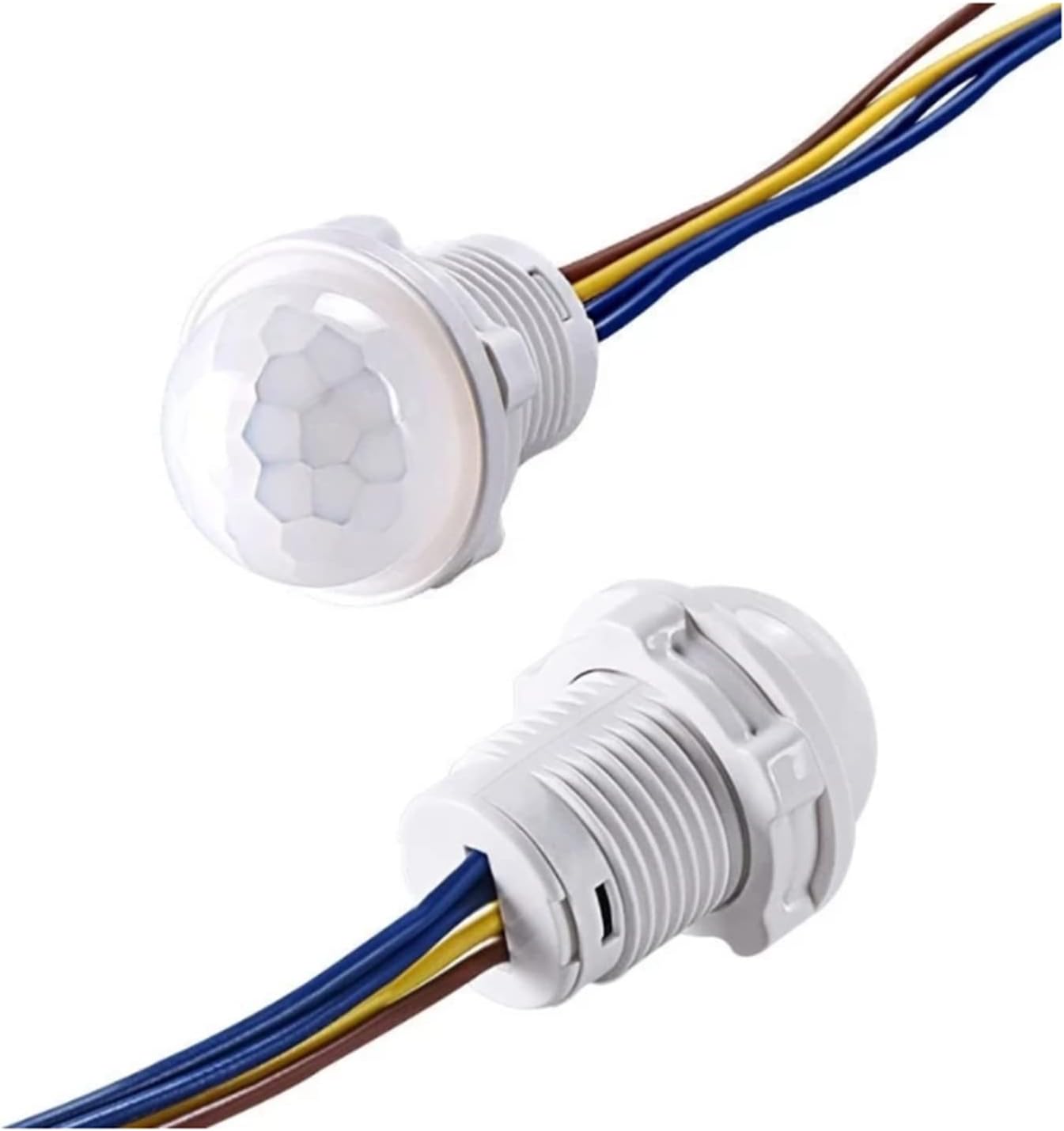 SKEIDO 2pcs 110/220v Mini LED Sensitive Night Light Home Indoor Outdoor Infrared Light Motion Sensor Detection Automatic Sensor Light Switch