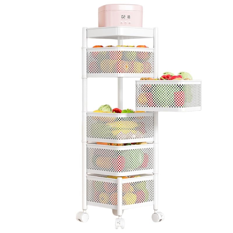 Carrito organizador de cocina con ruedas para solucionar el caos de espacio en tu hogar 4
