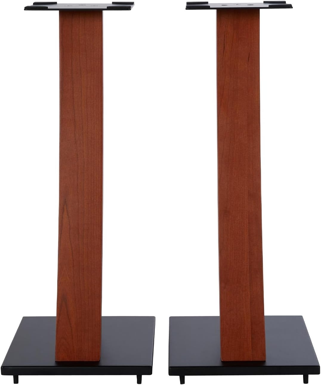 EXIMUS One Pair Fixed Height Universal Speaker Floor Stands with Real Wood - Cedar - 290 Series - Image 5