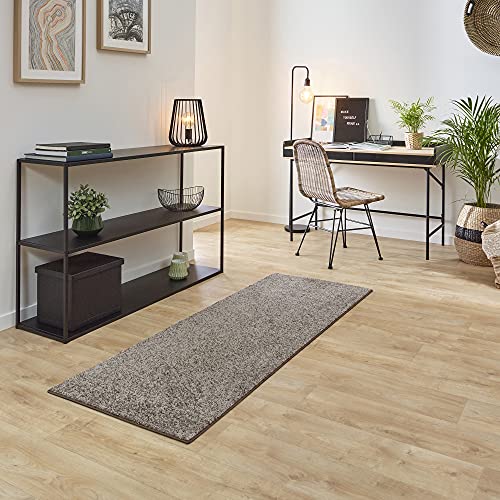 Carpet Studio Ohio Teppich Läufer 57x150cm, Weicher Kurzflor Teppich Läufer Flur, Schlaffzimmer,...