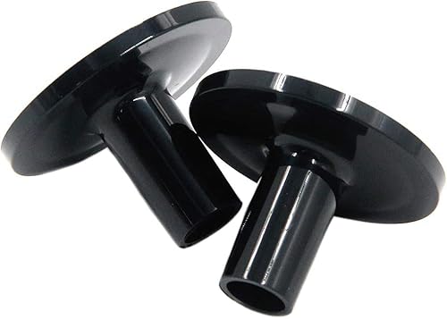 Tuoren 4/Pack Hi-Hat Cymbal Stand Holder And Short Flanged Cymbal Sleeve Cymbal Seat Drum Set Accessories (19Mm Black) #TOP3