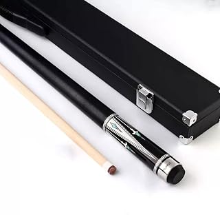 BBAUER Palos de Billar Tacos de Billar Snooker Cue Taco de Billar Cabeza Grande Negro 8 Taco de Billar Chino Negro Ocho Taco de Billar(Color:2,Size:13mm)