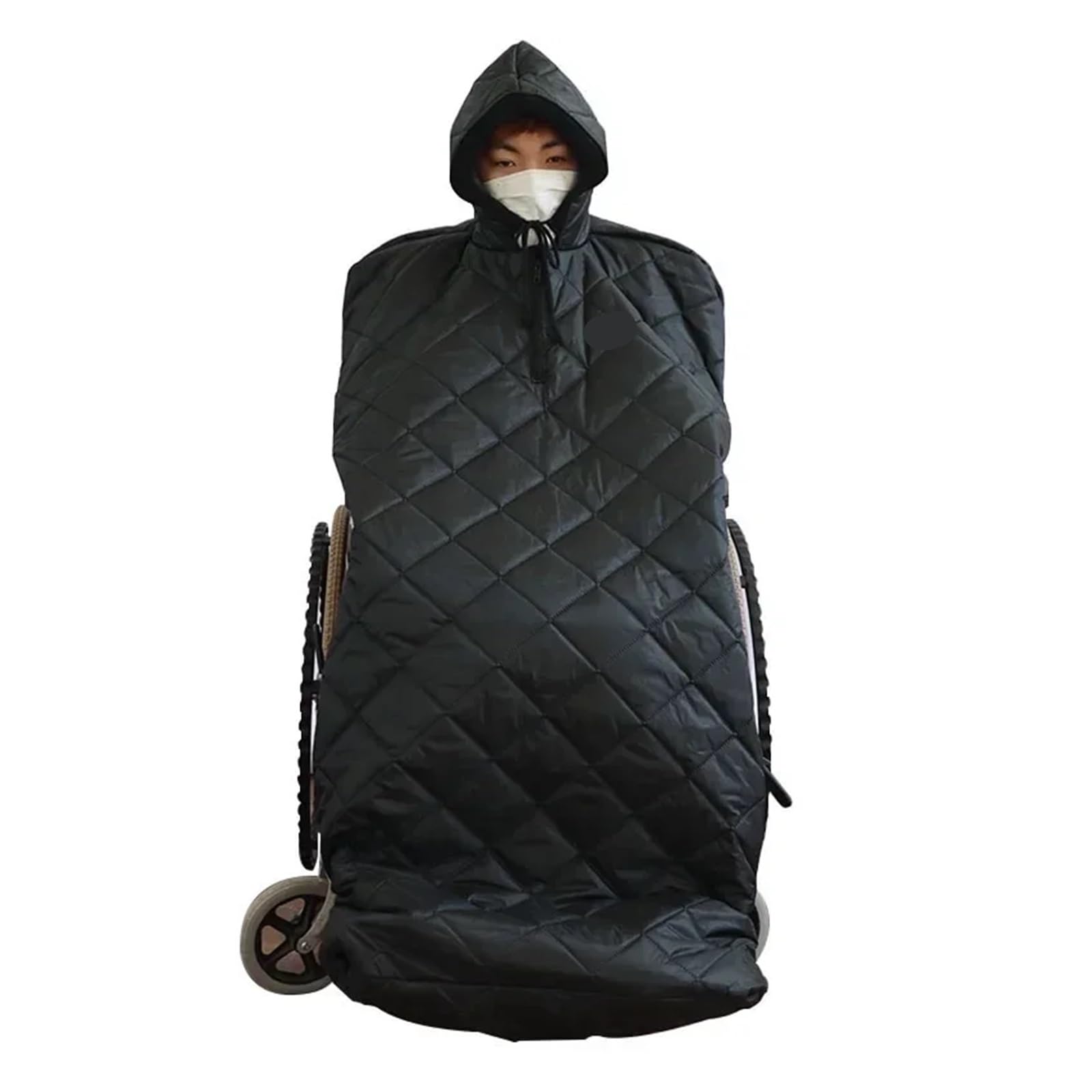CojíN para Silla De Ruedas De Invierno Manta Gruesa de Invierno for Silla de Ruedas for Ancianos, Ideal for Exteriores Manta Silla De Ruedas(Height Above 175cm)