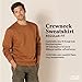 Amazon Essentials Men's Fleece Crewneck Sweatshirt (Available in Big & Tall), Charcoal Heather, Small