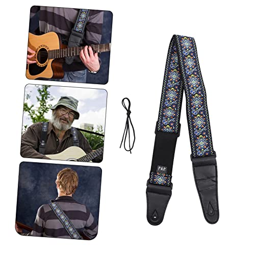 FAVOMOTO 1Pc Sangle De Guitare Ceinture En Cuir Guitare Classique Sangles Réglables Guitare Classique Coton Ceinture De Guitare Guitare Accessoires Coton Sangle De Guitare Broderie - Les Beatles, Paul McCartney, John Lennon, RIngo Starr, George Harrison FAVOMOTO 1Pc Sangle De Guitare Ceinture En Cuir Guitare Classique Sangles Réglables Guitare Classique Coton Ceinture De Guitare Guitare Accessoires Coton Sangle De Guitare Broderie – Image 6