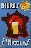 saint nicolas de port biere Affiche Poster Reproduction - Format 50X70 cm sur Papier Luxe 300 GR. Qualité supérieure. Tous formats possibles. Nous Contacter.