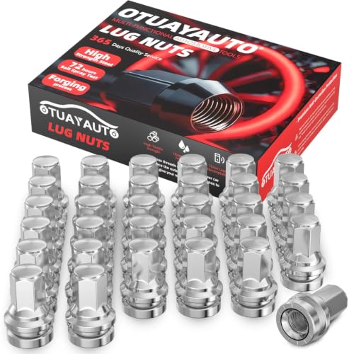 Image of OTUAYAUTO M14x1.5 Lug Nuts Mag Seat 32 Pcs - Replacement for 2017-2024 Ford