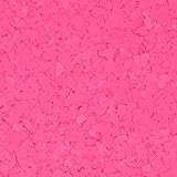 The Original Color Chips 1/4' Blacklight Sensitive Neon Decorative Floor Coating Flakes for Epoxy Flooring - Vibrant UV Reactive Colors - Ideal for Garages, Basements, and More - 1 Pound (Neon Pink)