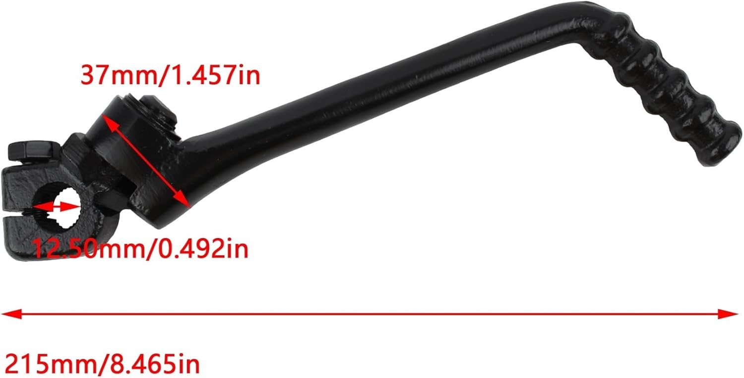 Motorcycle Start Lever Motorcycle 13mm Kick Start Starter Lever Pedal for KAYO SSR SDG BSE 50cc-160cc Dirt Bike Motocross Accessories