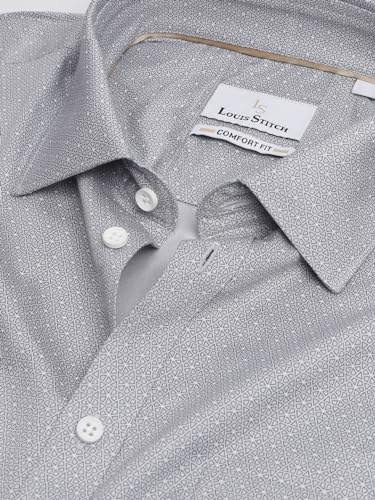 Image of LOUIS STITCH Men's Cotton Regular Fit Shirt (ST-GRP1)