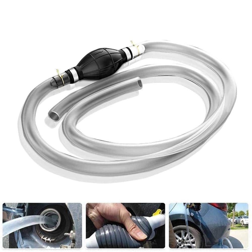 Buy DELFINO oline Siphon Hose Pump, Siphon Pump Transfer Oil Water Fuel Siphon Hand Pump Siphon