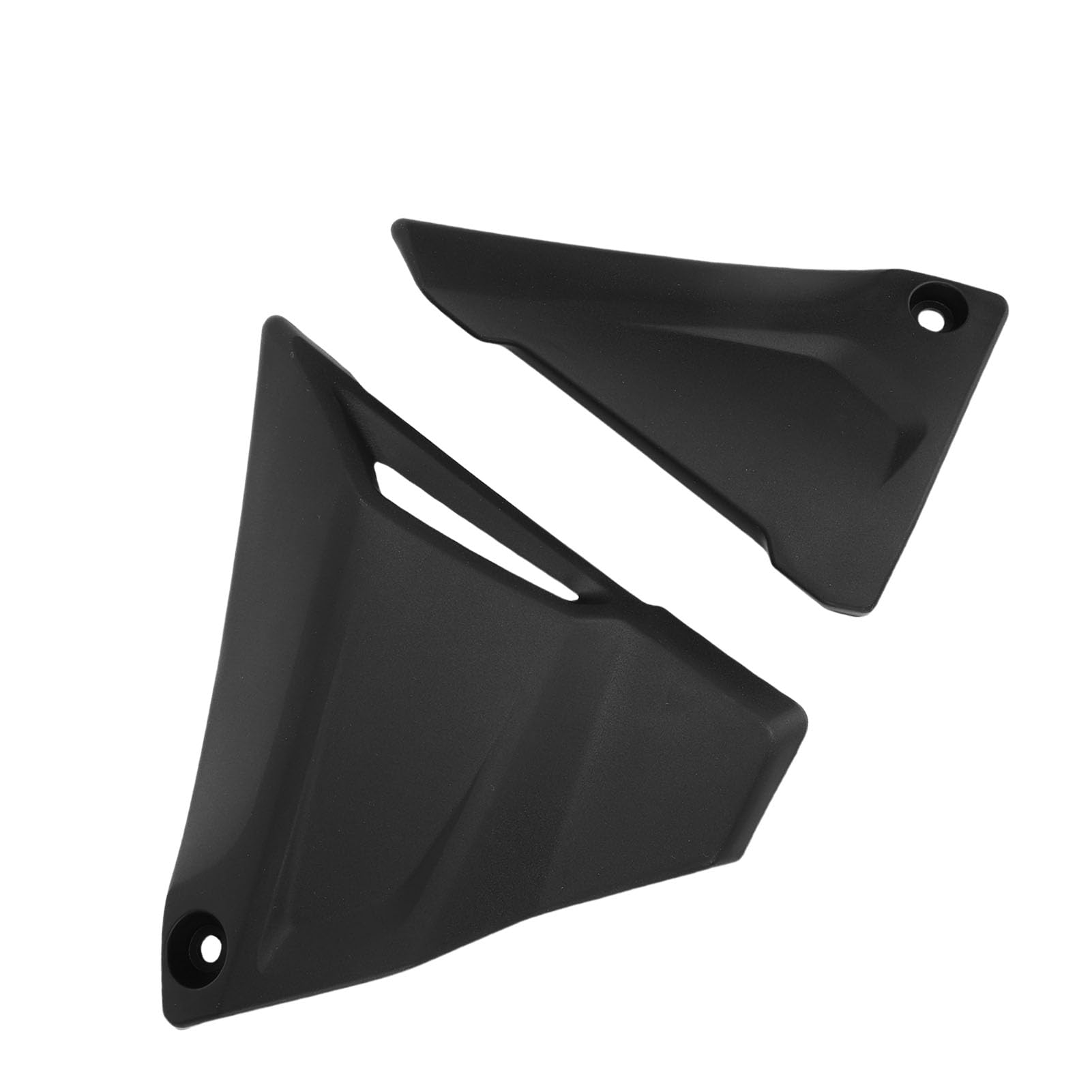 CHICIRIS Cache-batterie Latéral pour Moto, Paire de Remplacement Gauche/droite pour R1200GS K50 R1250GS K51, avec Trous Pré-percés et Revêtement Résistant aux (BLACK)