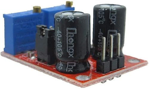 Miniatura 3 de NE555 Frecuencia de pulso onda cuadrada generador de señal rectangular módulo ajustable módulo de controlador de motor paso a paso Compatible para