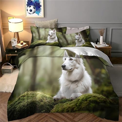 Housse de couette vague japonaise 3D 200x200cm pour lit double - 6