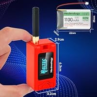 2 Pack ESP32 LoRa V3 Entwicklungsplatine + 1100 mAh Akku + Schutzhülle Set – mit 868 MHz Antenne und SX1262 LoRa V3 Geräten für Meshtastic AR duino LoRawan IOT (N30 Version, Rot) – Ansicht 4