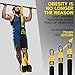 HOXWC Pull Up Assistance Bands, Adjustable Heavy Duty Resistance Band for Pull Up, 3 Pull Up Bands, Comfortable Fabric Feet/Knee Rest, Assistance Bands for Pull-Up, Home Fitness, Body Stretching