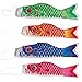 Produktbild AMOYER 5pcs / Set japanische Karpfen Windsock Streamer Fisch Flag Kite Koinobori 70x17cm Startseite Im Freien hängende Dekoration