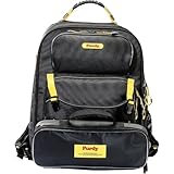Purdy Painter’s Backpack, Black – Organizational Storage System for Jobsite Painting Tools, Fits A Variety of Paint Tools – Removable No-Mess Wet Pouch
