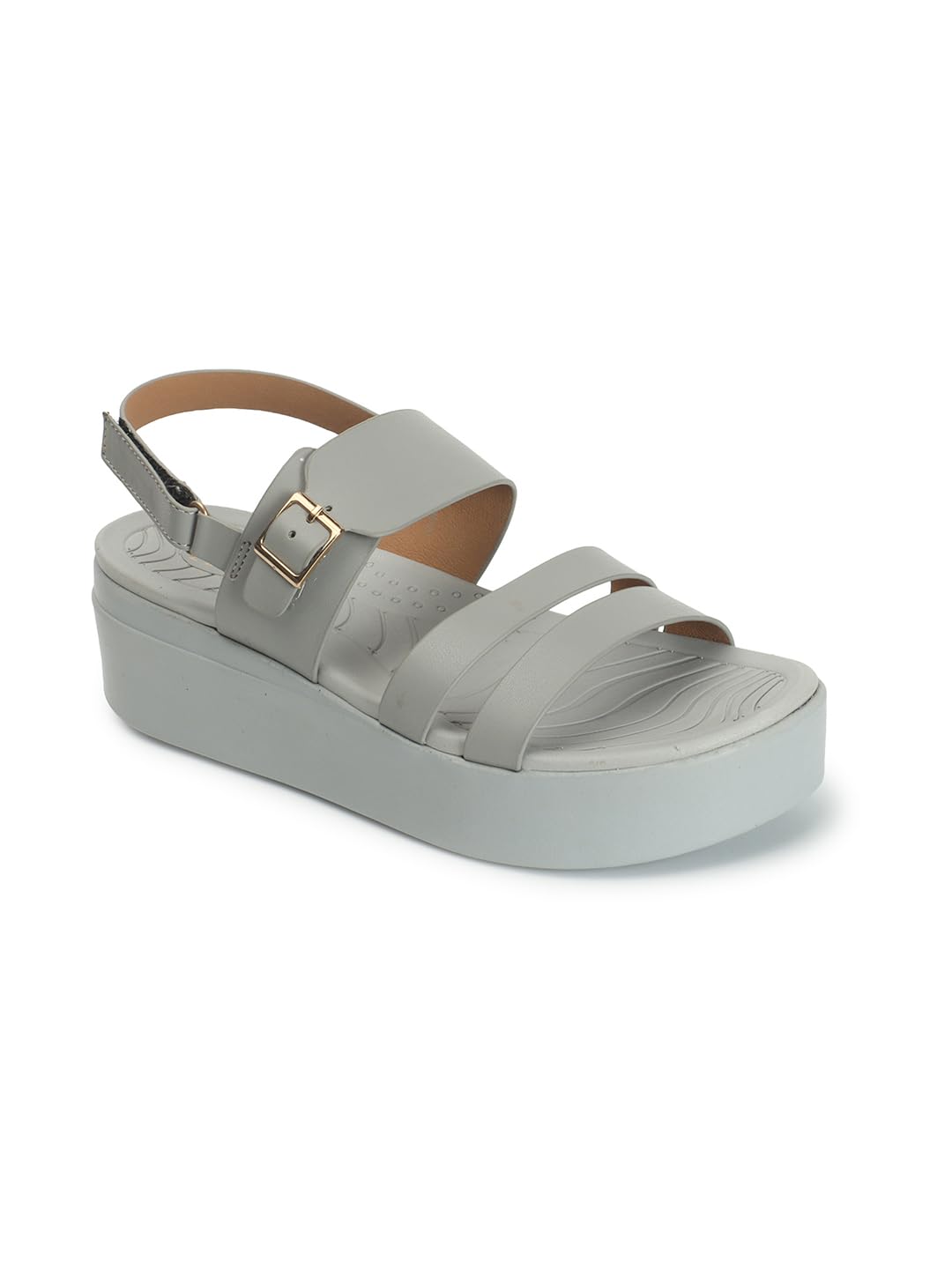 ELLE Womens Fashionable Adjustable Strap Comfartable Sandals Colour-Grey, Size-UK 4 (B0CJBP7KLJ) Amazon Price History, Amazon Price Tracker