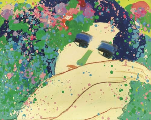 Toile Walasse Ting Femme Allongée affiche art abstrait décoration
