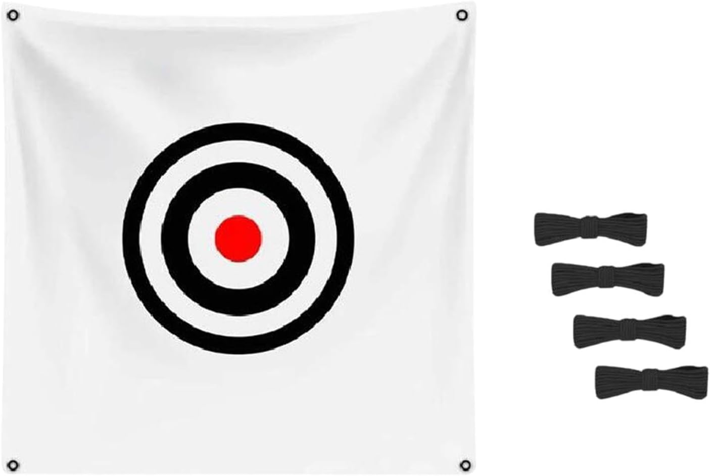 Golf Target Cloth Golf Hitting Net with Rope Replacement Training Aid Practice for Outdoor Sports Backyard Golfing Beginner