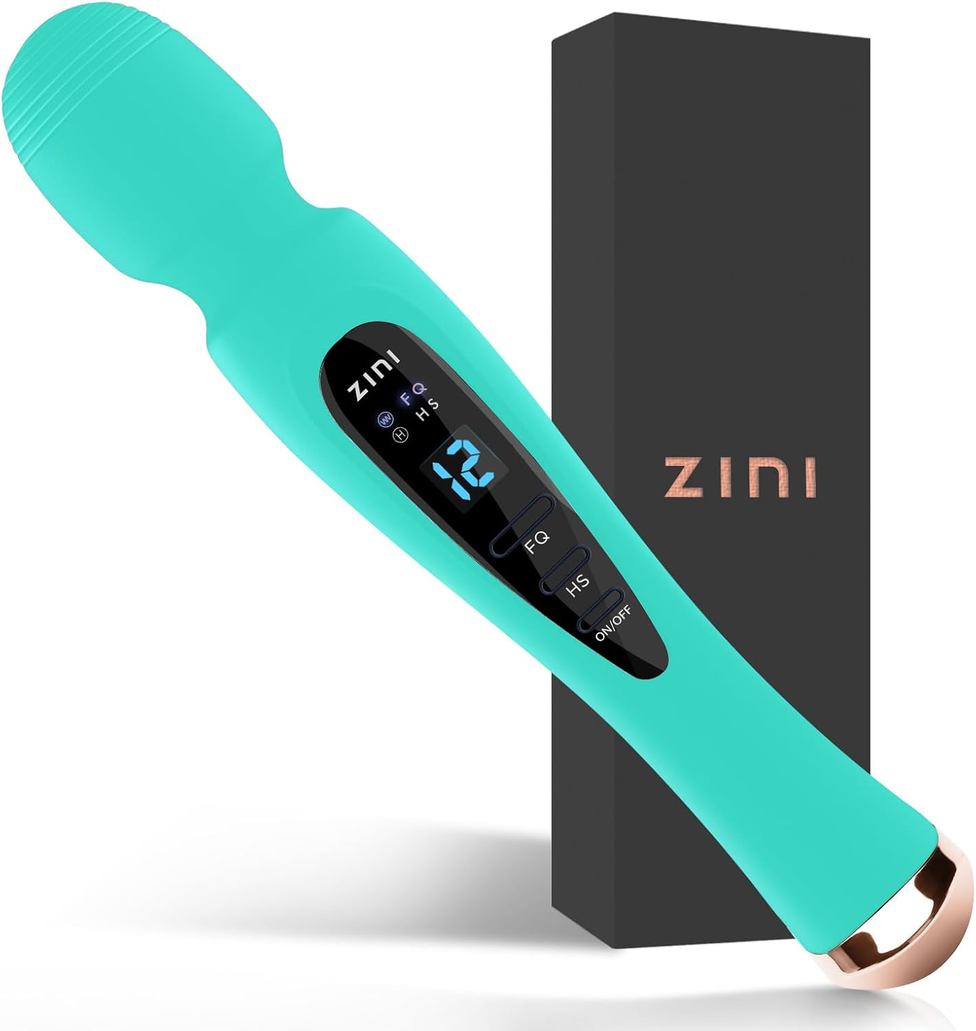 Vibrator Wand Massager for Women -Adult Sex Toys Features LCD Display & 12 Vibration Modes, Rechargeable, Waterproof & Ultra Quiet - Ideal Personal Massager Gift for Her and Couples Play