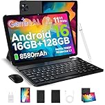 DOOGEE U11 Neueste Android 16 AI Tablet 11 Zoll 16GB+128GB (2TB TF) Widevine L1 Gaming Tablets, 8580mAh, Octa-Core, 2.4G+5G WiFi, 13MP+5MP, Tablet mit Tastatur, Maus, Stift, Hülle und Schutzfolie