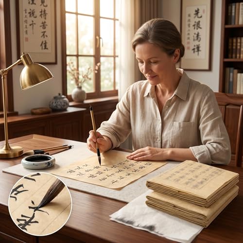 Papier de riz biologique haut de gamme fait main pour écriture traditionnelle
