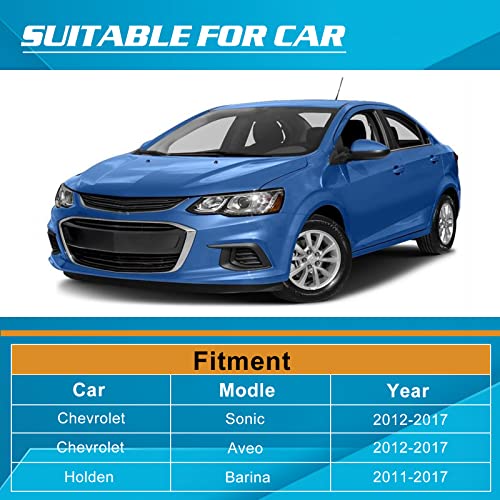 YOKKIP OEM Quality 26\"+15\" Front Wiper Blades for 2012-2017 Chevrolet Sonic and Chevrolet Aveo, 2011-2017 Holden Barina, GM Pilot Wiper Windshield Wipers Premium All-Seasons 2 Packs - Thumbnail 7