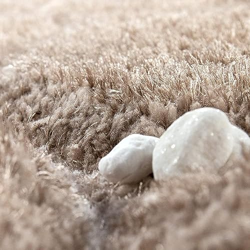 Image of Carpets for Living Room 6x8 feet Shaggy Rug Handmade Microfiber Super Soft Plush Fluffy Thick Rug- Shaggy 4